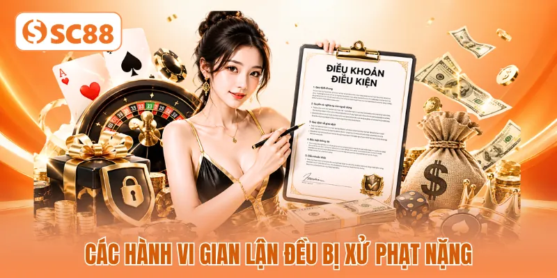 Các hành vi gian lận đều bị xử phạt nặng