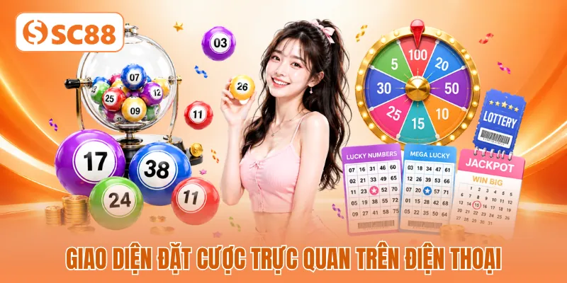 Giao diện đặt cược trực quan trên điện thoại