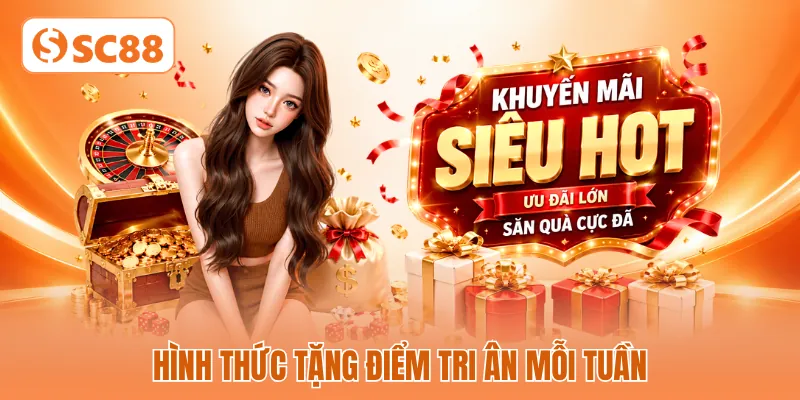 Hình thức tặng điểm tri ân mỗi tuần