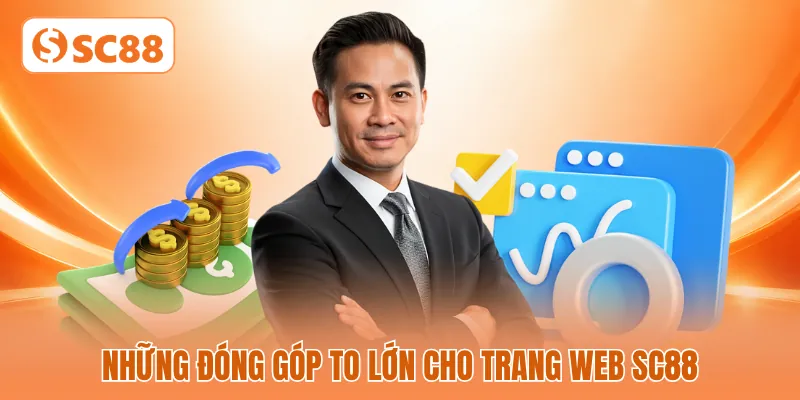 Những đóng góp to lớn cho trang web SC88