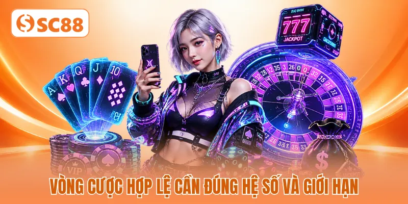 Vòng cược hợp lệ cần đúng hệ số và giới hạn
